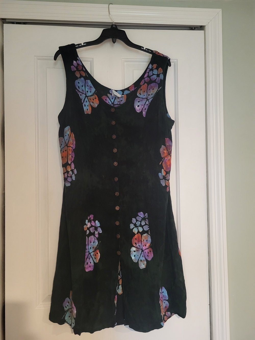 Vintage Jon Wenger Hawaiian maxi sundress